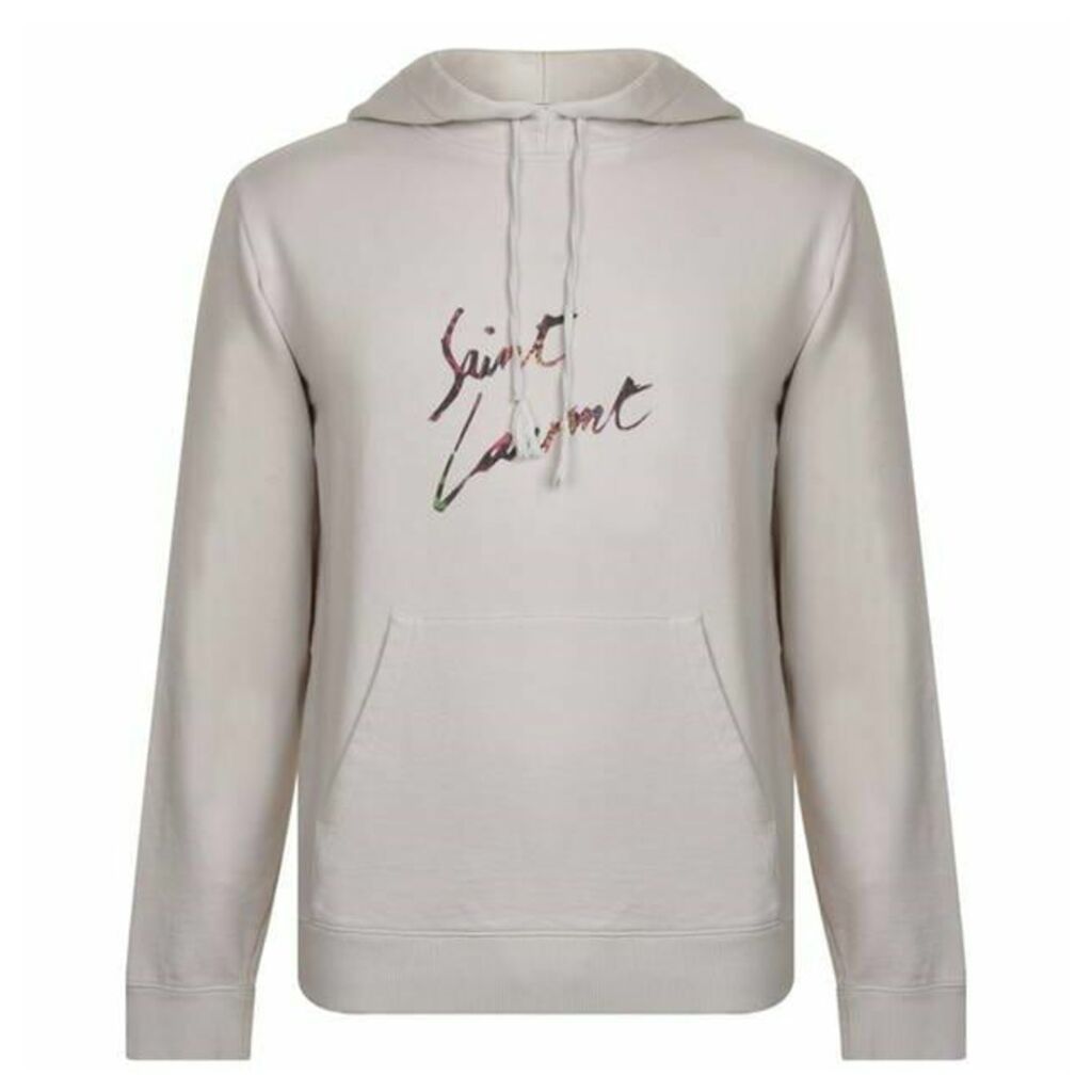 Saint Laurent Logo Hooded Sweatshirt