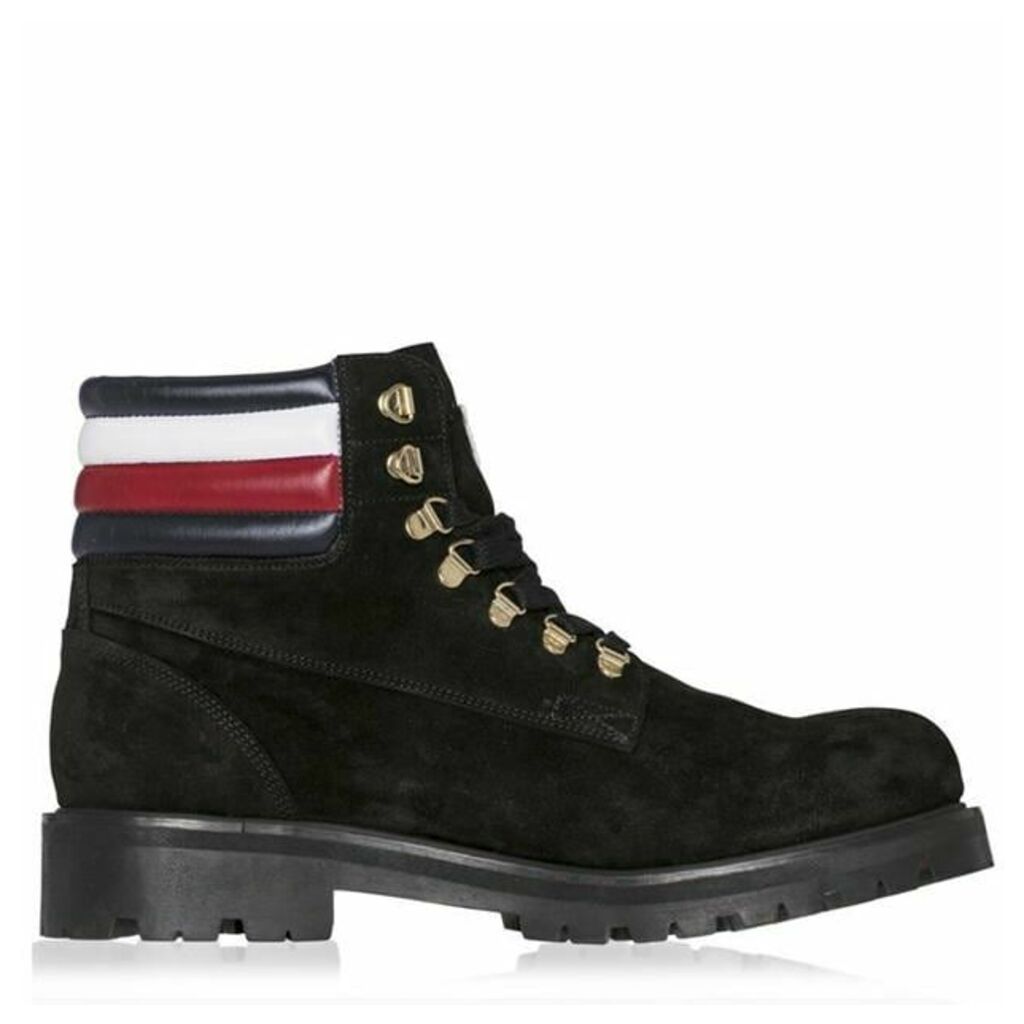 Tommy x Lewis Hamilton Stripe Suede Boots