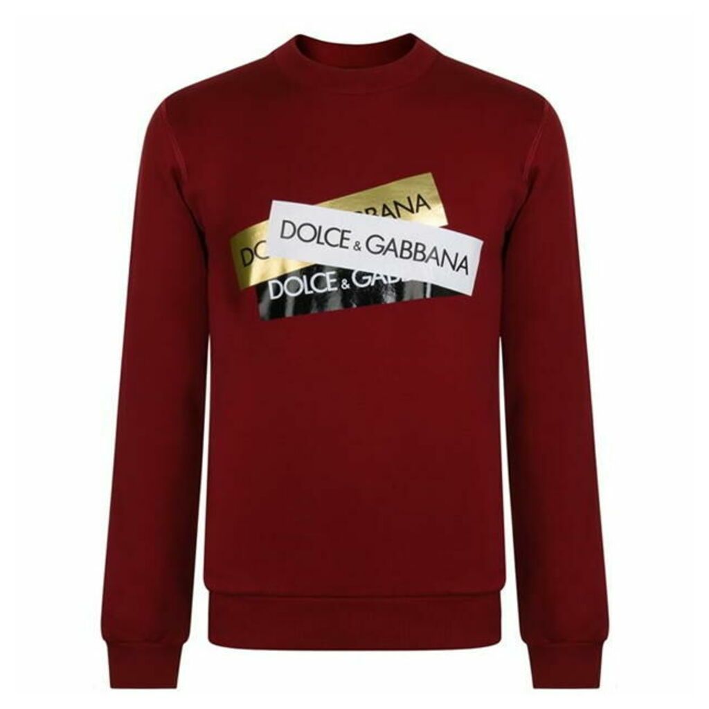 Dolce and Gabbana Stamp Logo Sweatshirt