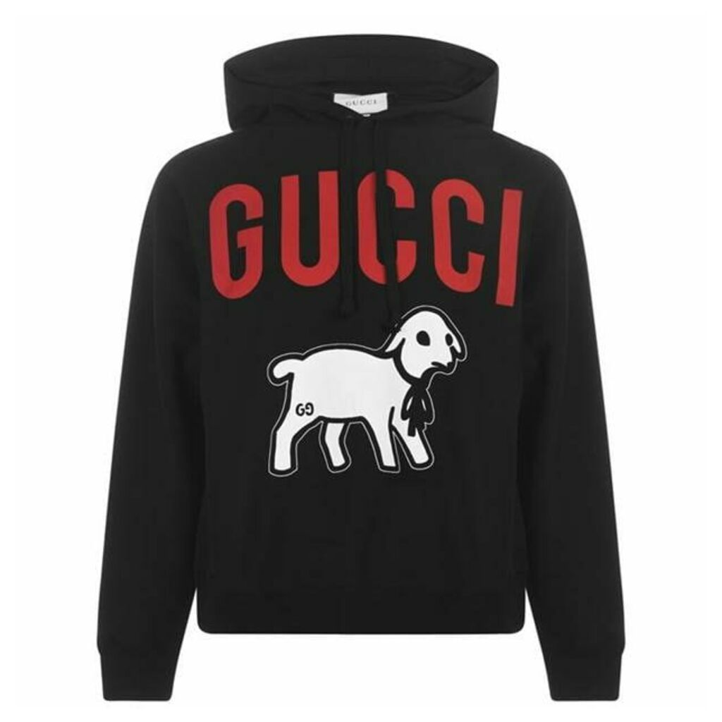 Gucci Lamb Logo Pullover Hoodie