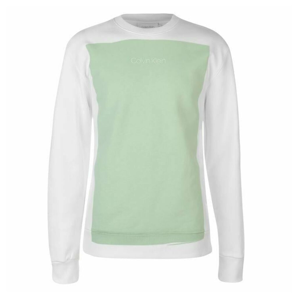 Calvin Klein Menswear Overprint Crew Sweatshirt