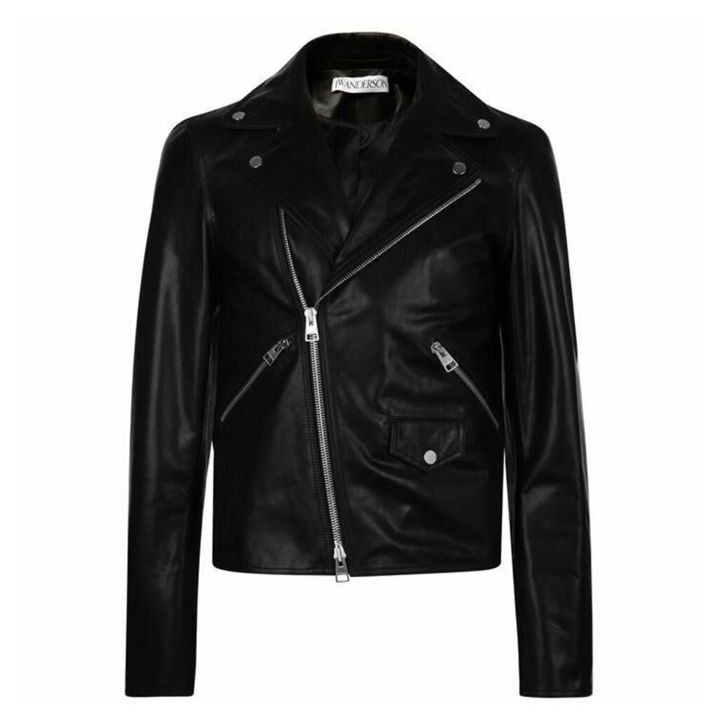 JW Anderson Gilbert And George Leather Biker Jacket