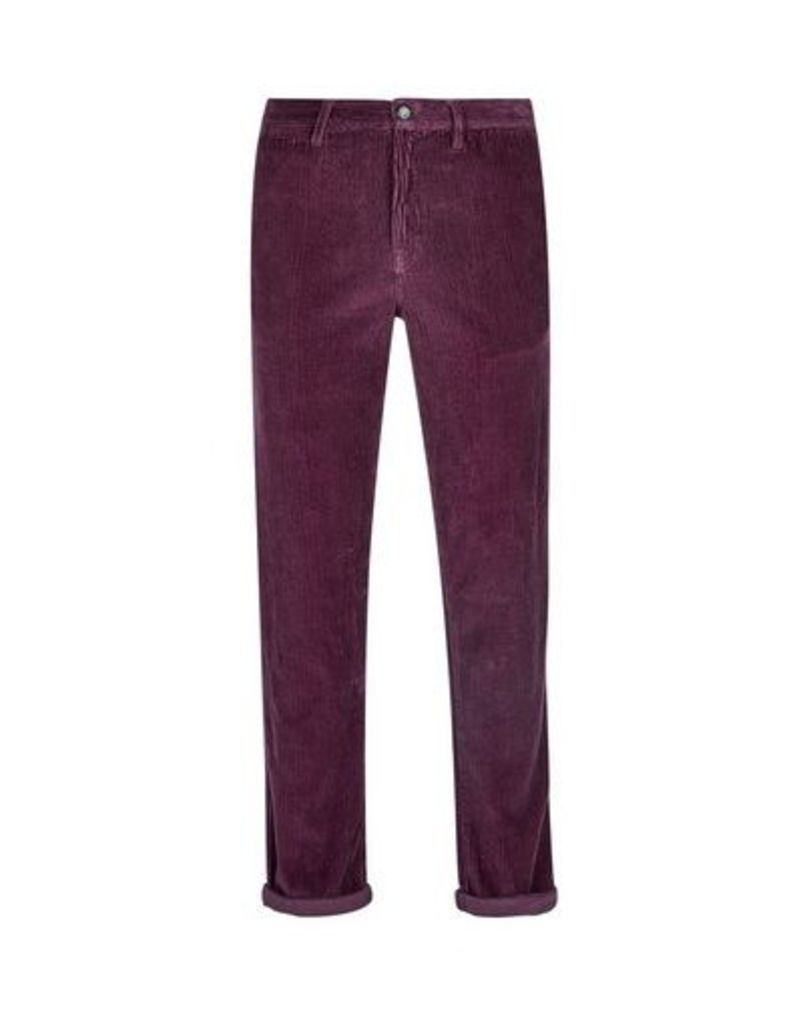 Mens 1904 Burgundy Cord Trousers*, Red