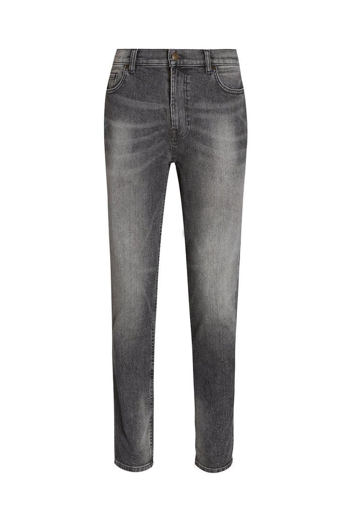 Men'S Dark Grey Tapered Fit Jeans - 32R
