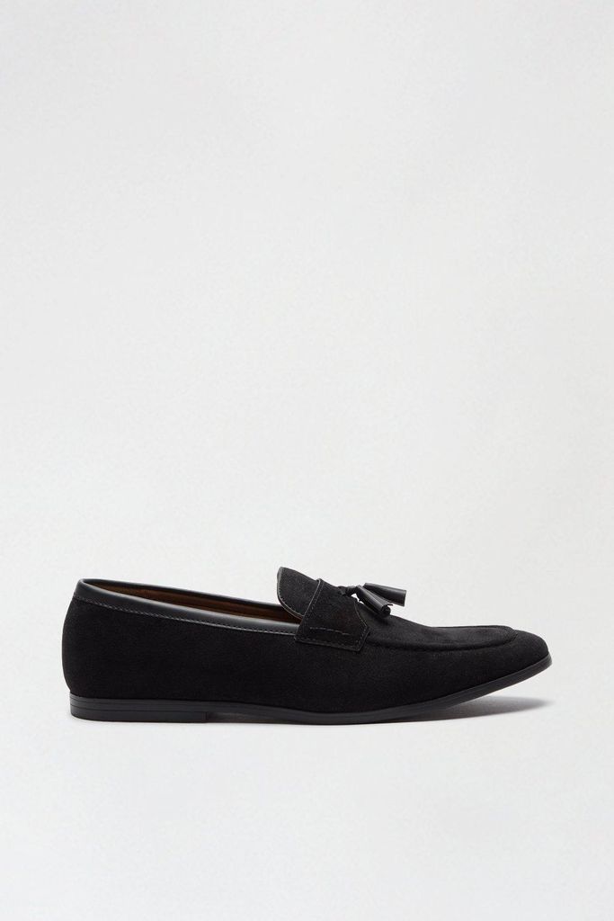 Mens Black Snaffle Loafers