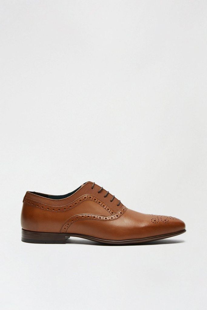 Mens Brown Baden Leather Shoes