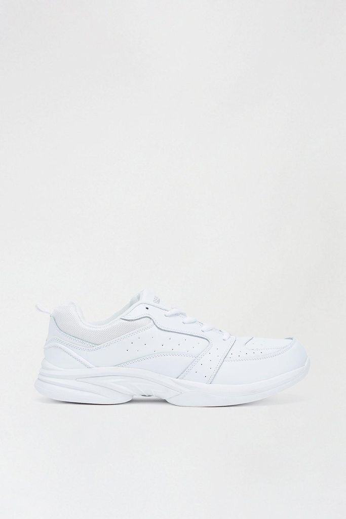 Mens Chunky White Trainers