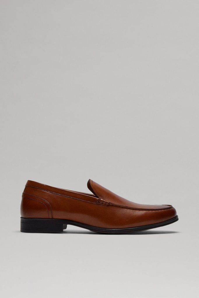 Mens Leather Slip On Loafers