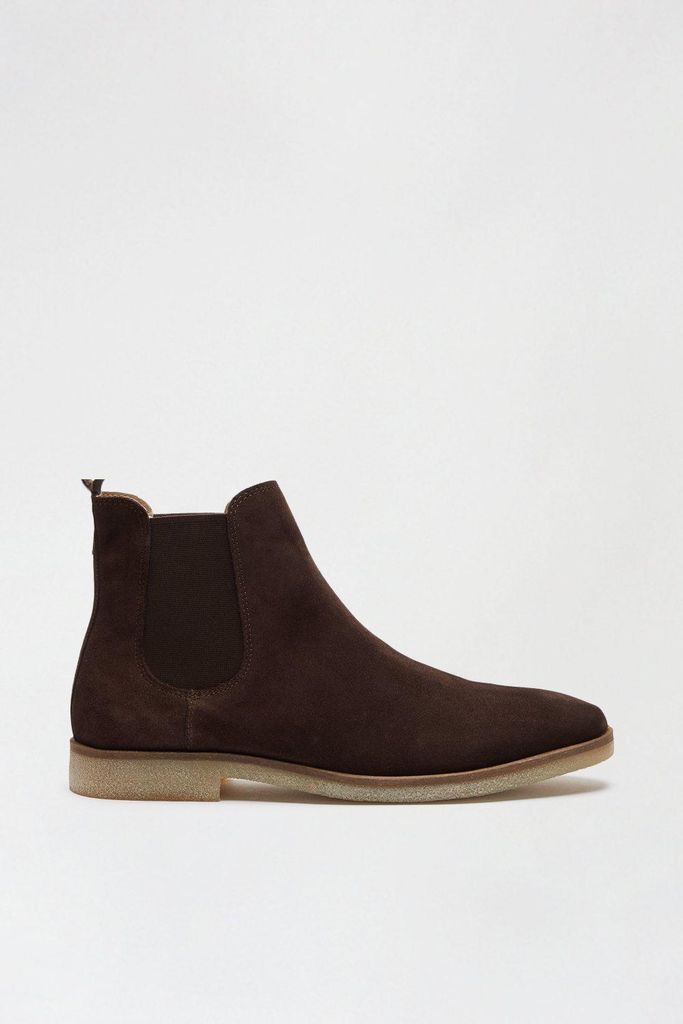 Mens Suede Chelsea Boots