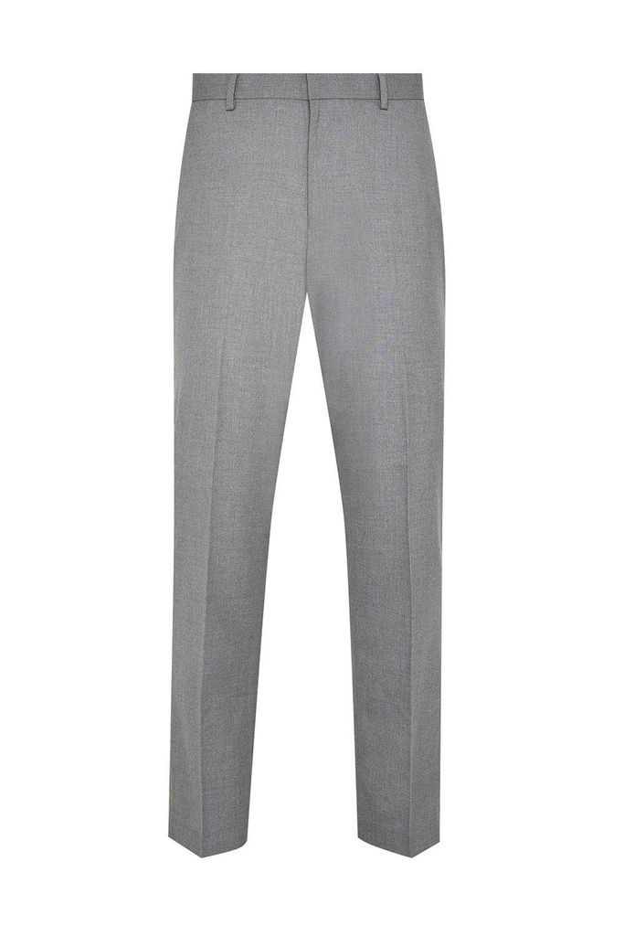 Mens Tailored Fit Grey Essential Trouser