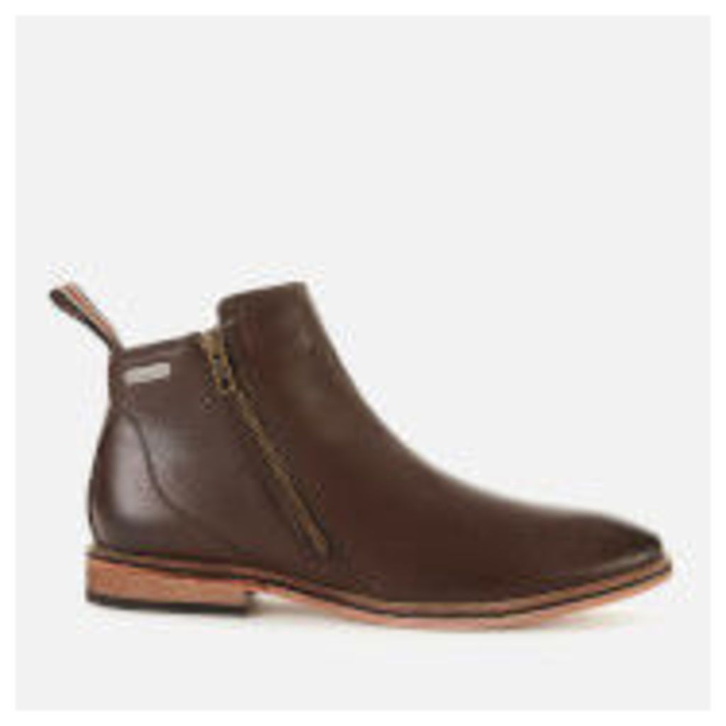 Men's Trenton Zip Boots - Dark Brown - UK 9