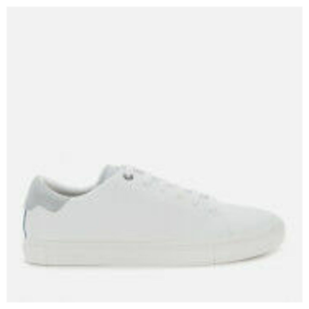Men's Ruennan Leather Trainers - White - 7