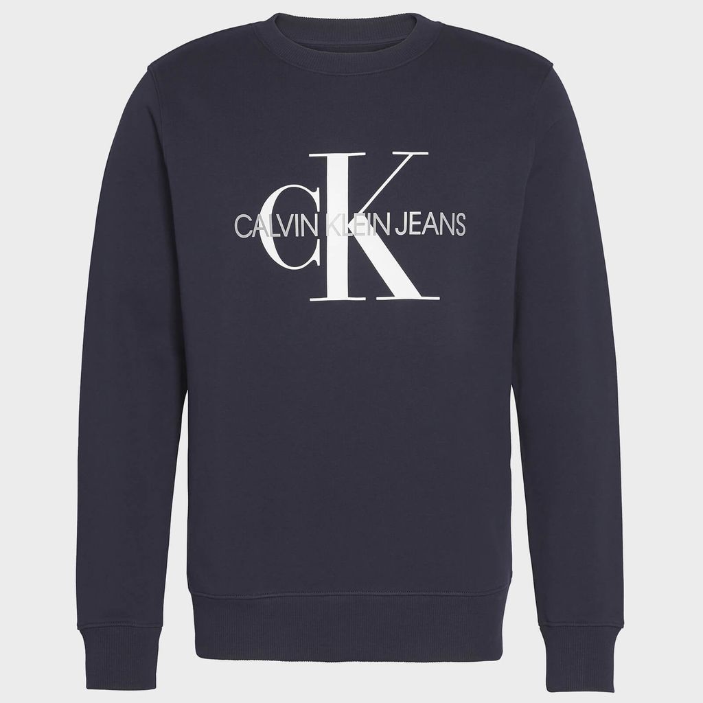 CK Jeans Men's Iconic Monogram Sweatshirt - Night Sky - XL