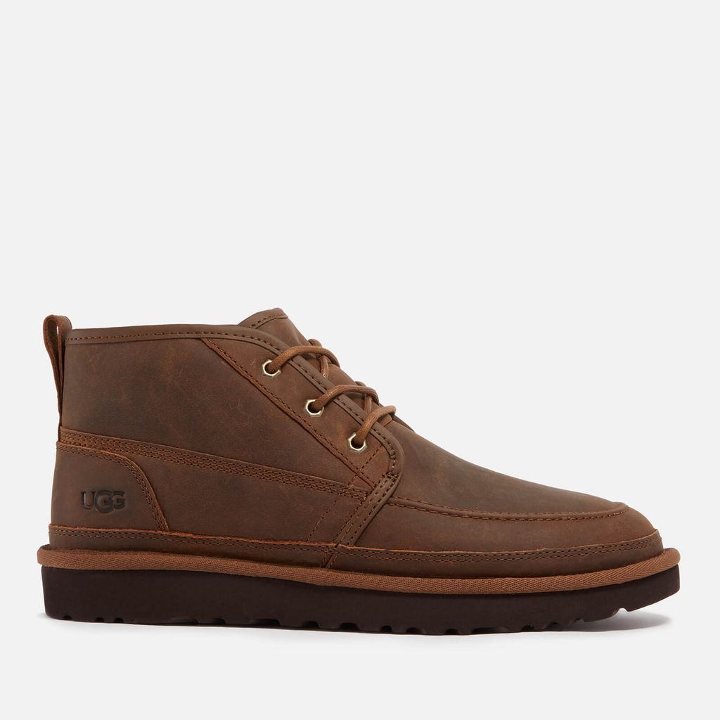 Neumel Moc Shearling-Lined Leather Boots - UK 8