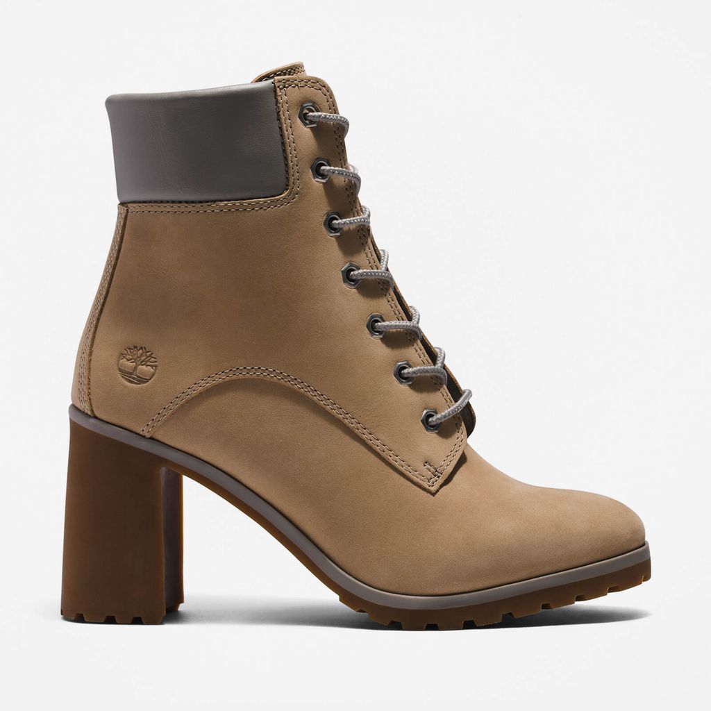 Allington Nubuck Leather Heeled Boots - UK 4