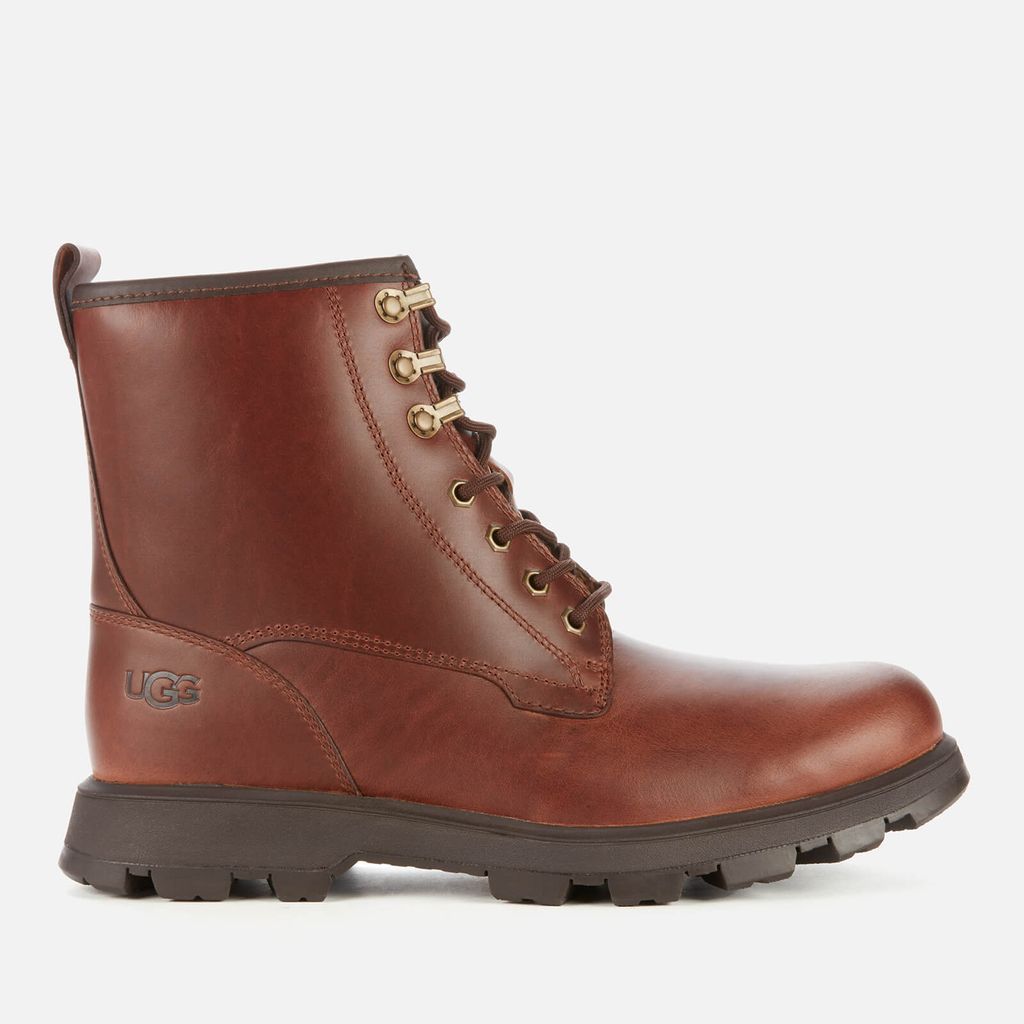 Men's Kirkson Waterproof Leather Lace Up Boots - Chestnut - UK 10