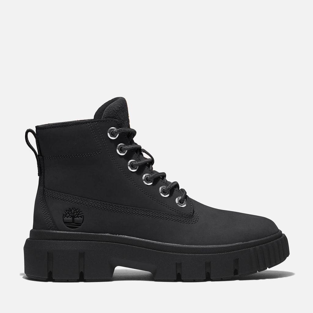 Greyfield Leather Combat Boots - UK 4