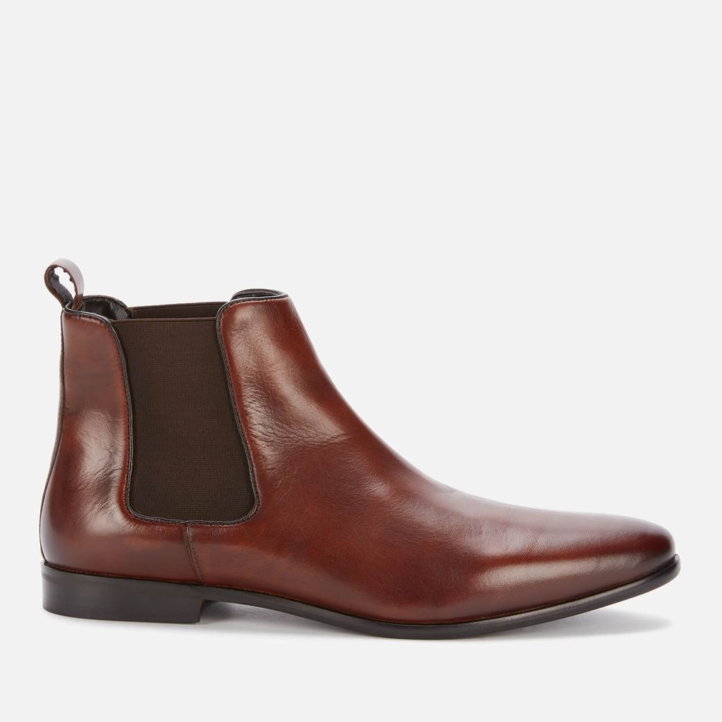 Men's Alfie Leather Chelsea Boots - Brown - UK 9