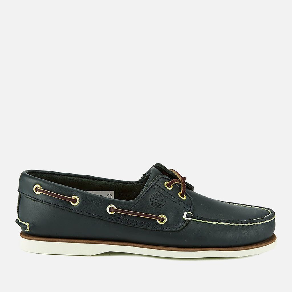 Men's Classic 2-Eye Boat Shoes - Navy - UK 8
