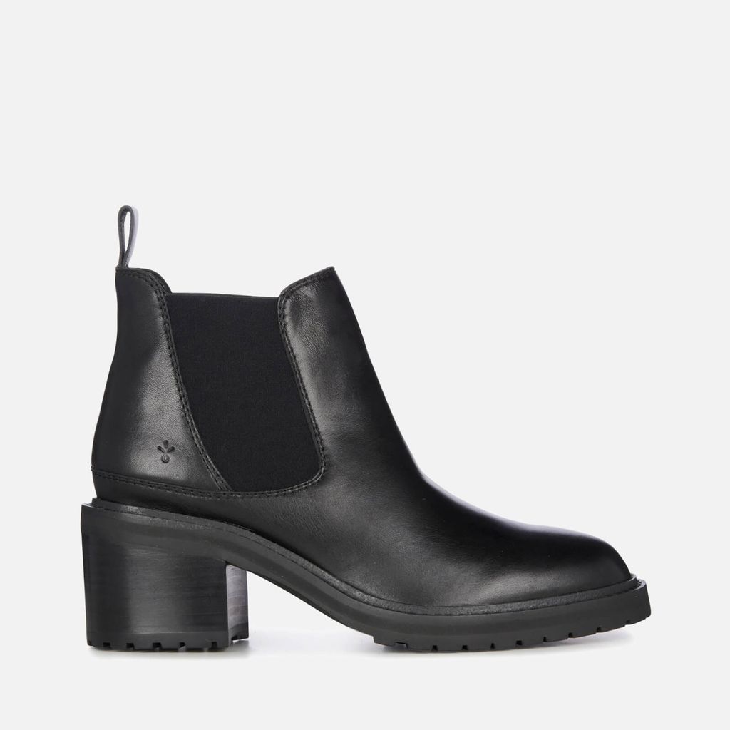 Clare Leather Heeled Chelsea Boots - UK 8