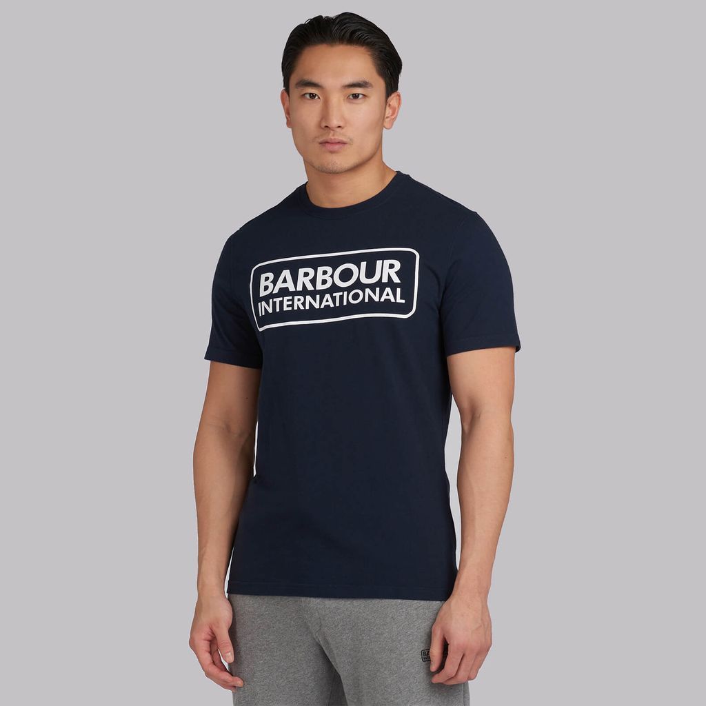 Men's Essential Large Logo T-Shirt - International Navy - S