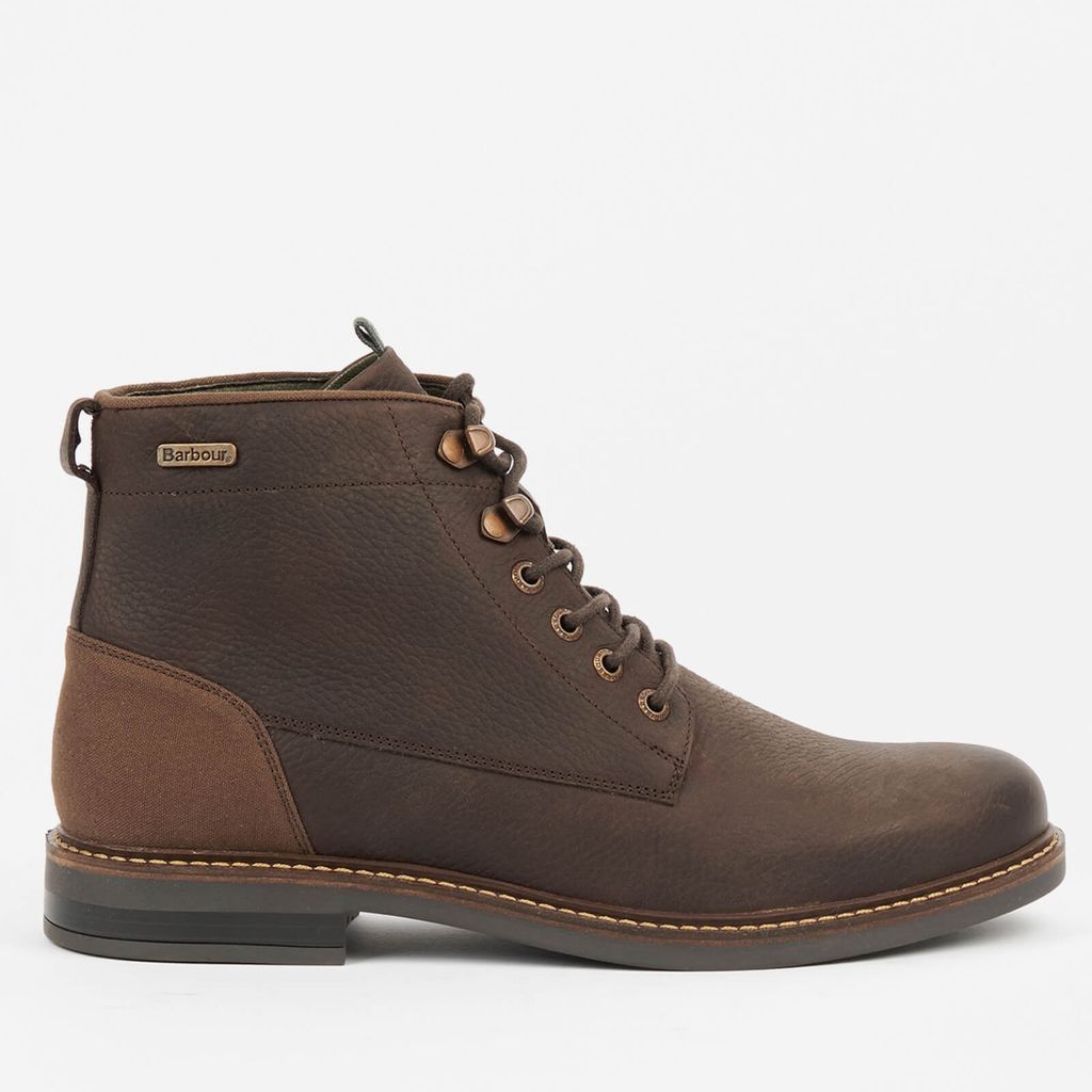 Deckham Lace-Up Leather Boots - UK 8