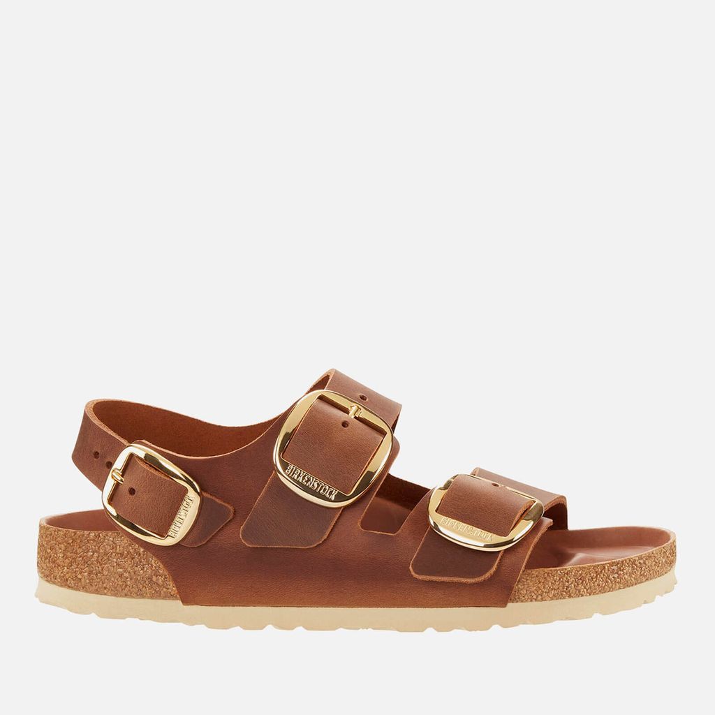 Milano Buckle Oiled Leather Sandals - EU 36/UK 3.5