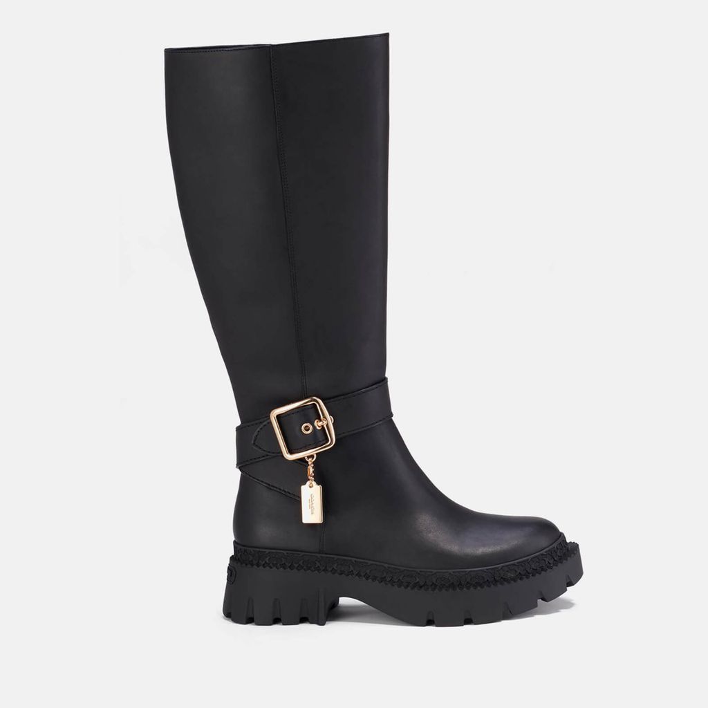 James Leather Knee-High Boots - UK 3