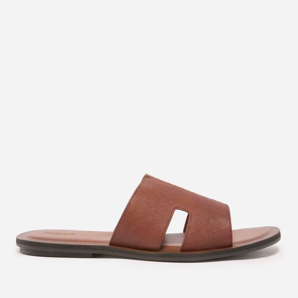 Men's Incense Leather Slide Sandals - UK 7
