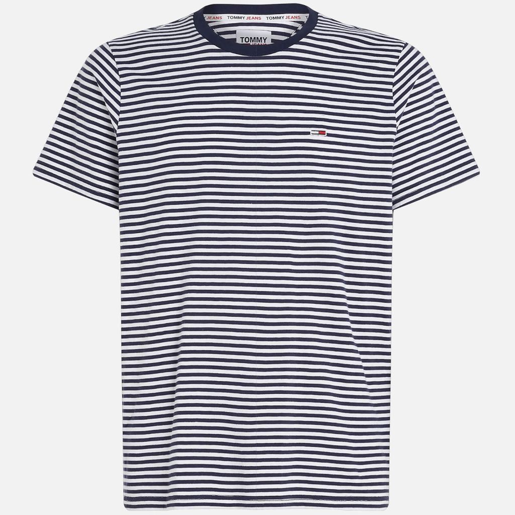 Men's Classic Slim Fit Stripe T-Shirt - Twilight Navy - L