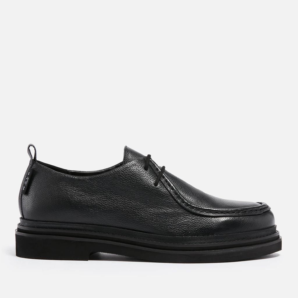 Men's Brooklyn Apron Pebbled Leather Shoes - UK 7