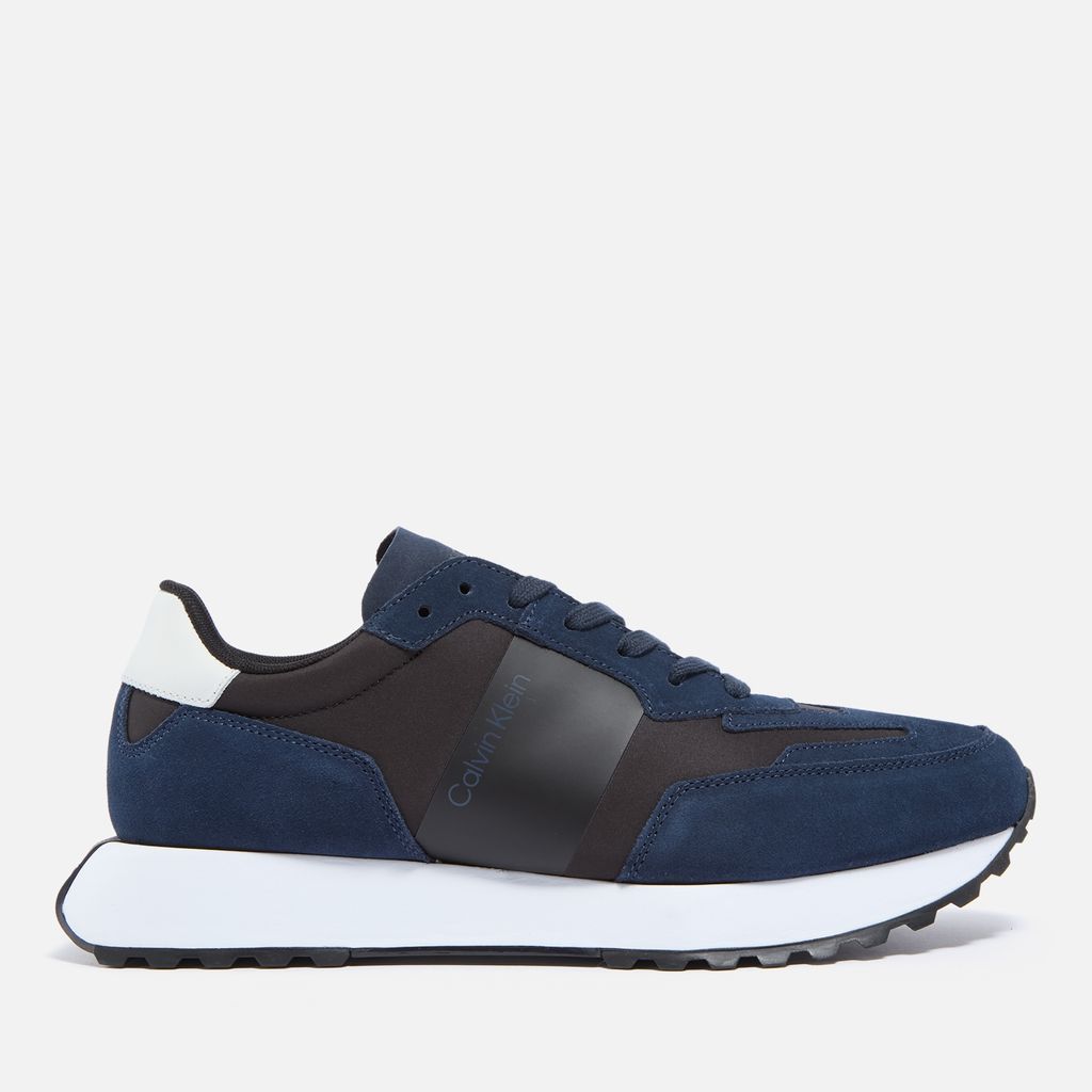 Men's Suede Running-Style Trainers - UK 7