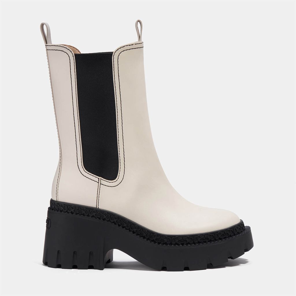 Alexa Leather Heeled Chelsea Boots - UK 3