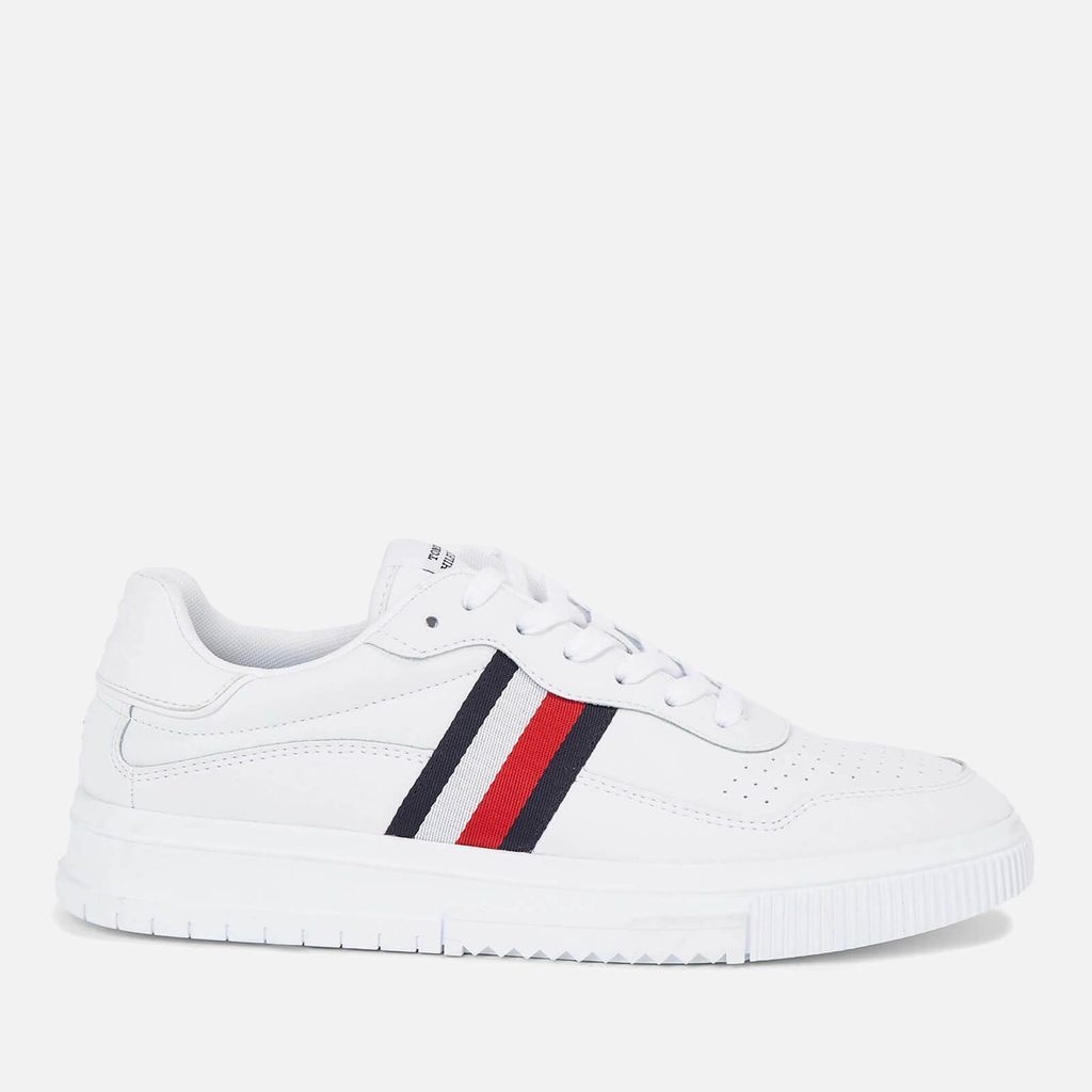 Men's Supercup Stripes Leather Trainers - UK 10.5