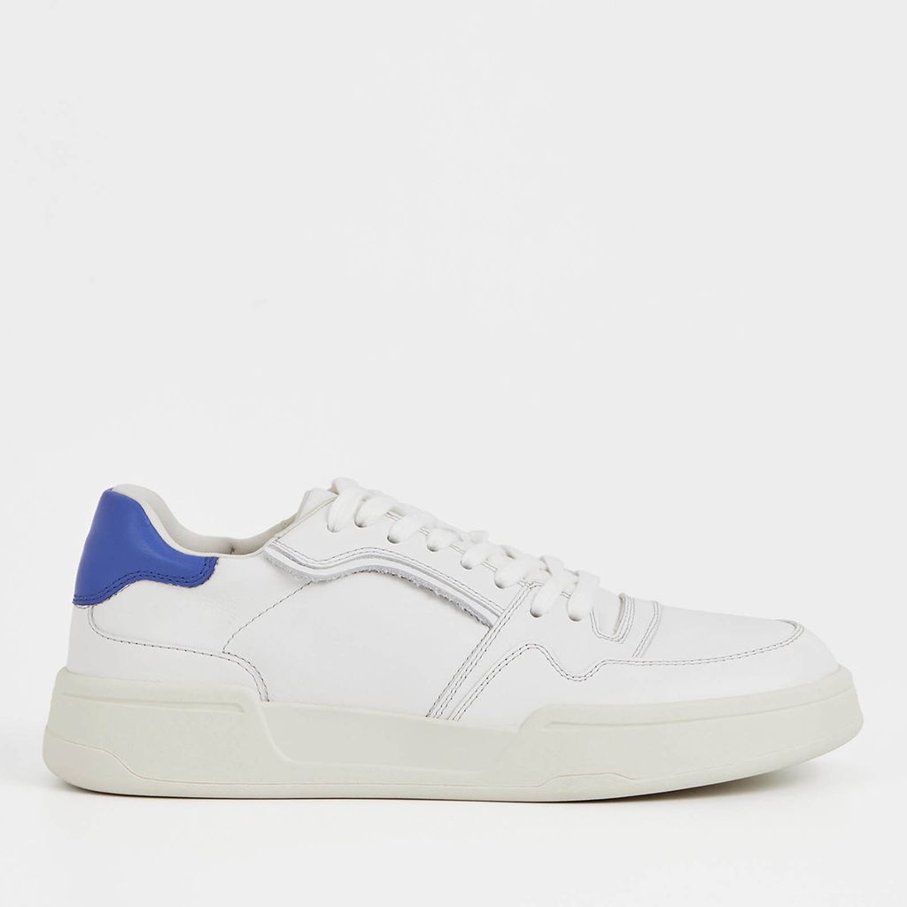 Cedric Contrast Leather Basket Trainers - UK 9