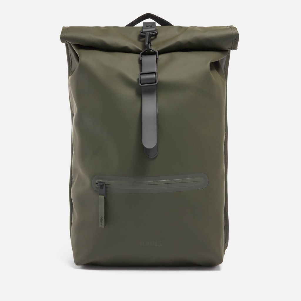 Rolltop Matte-Shell Backpack