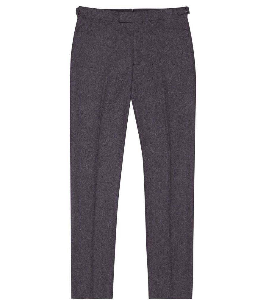 Reiss Hutton - Slim Fit Trousers in Airforce Blue, Mens, Size 38