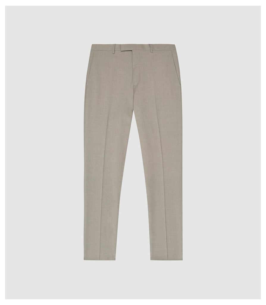 Reiss Wander - Modern Fit Travel Trousers in Champagne, Mens, Size 38L