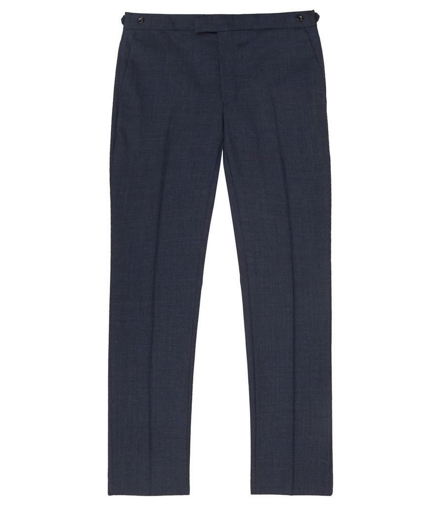 Reiss Terrance - Slim Fit Trousers in Airforce Blue, Mens, Size 38