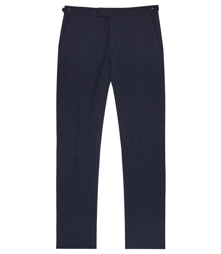 Reiss Borgo T - Slim Fit Trousers in Navy, Mens, Size 38