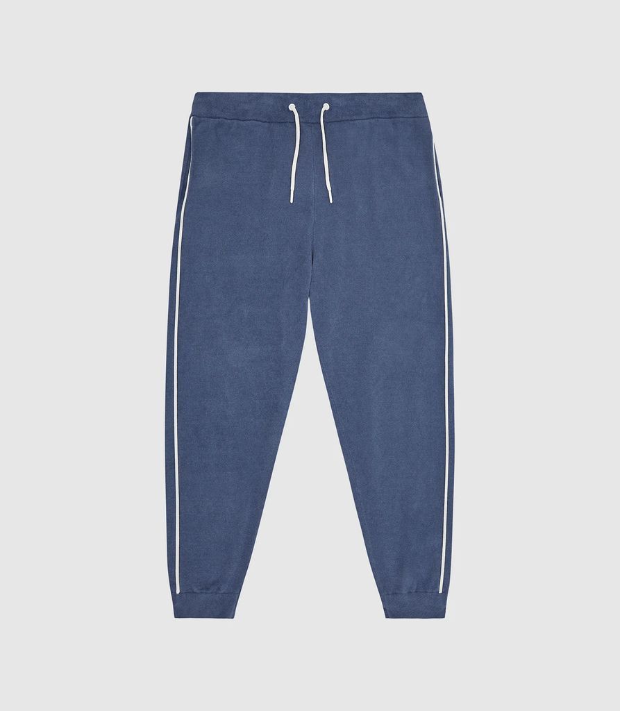 Alpha - Towelling Joggers in Blue, Mens, Size XS