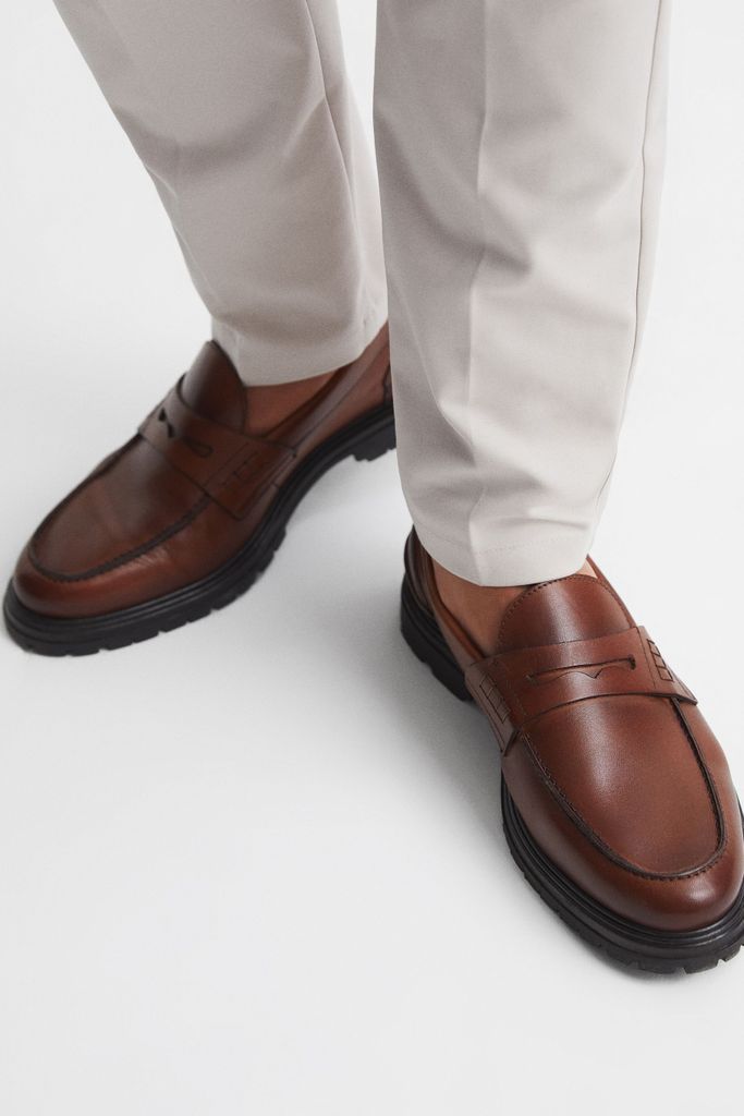 Brown Cambridge Casual Leather Loafers