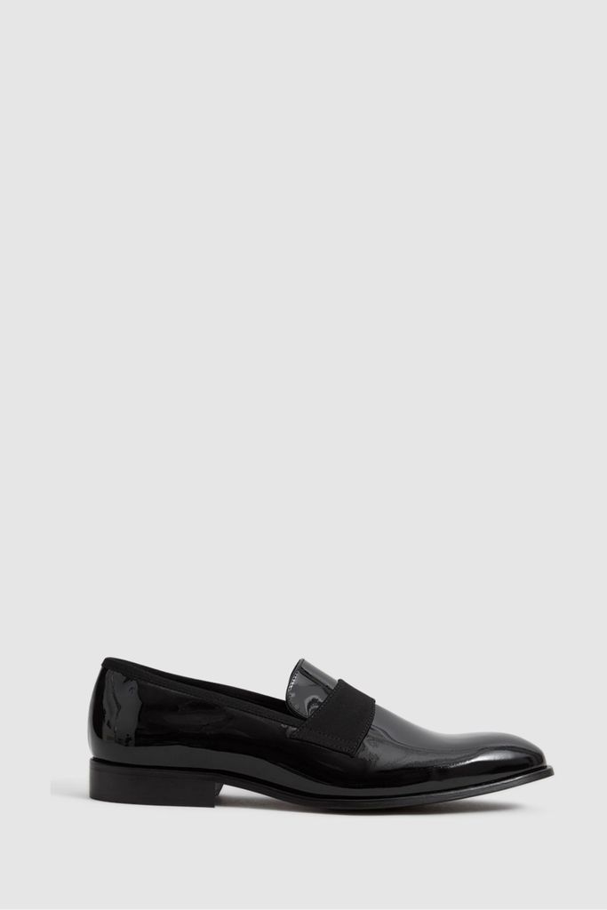 Black Bay Slip-On Patent Loafers