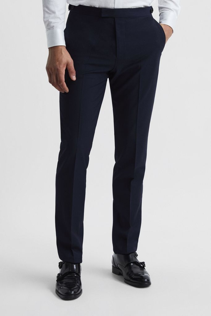 Navy Hope Modern Fit Travel Trousers