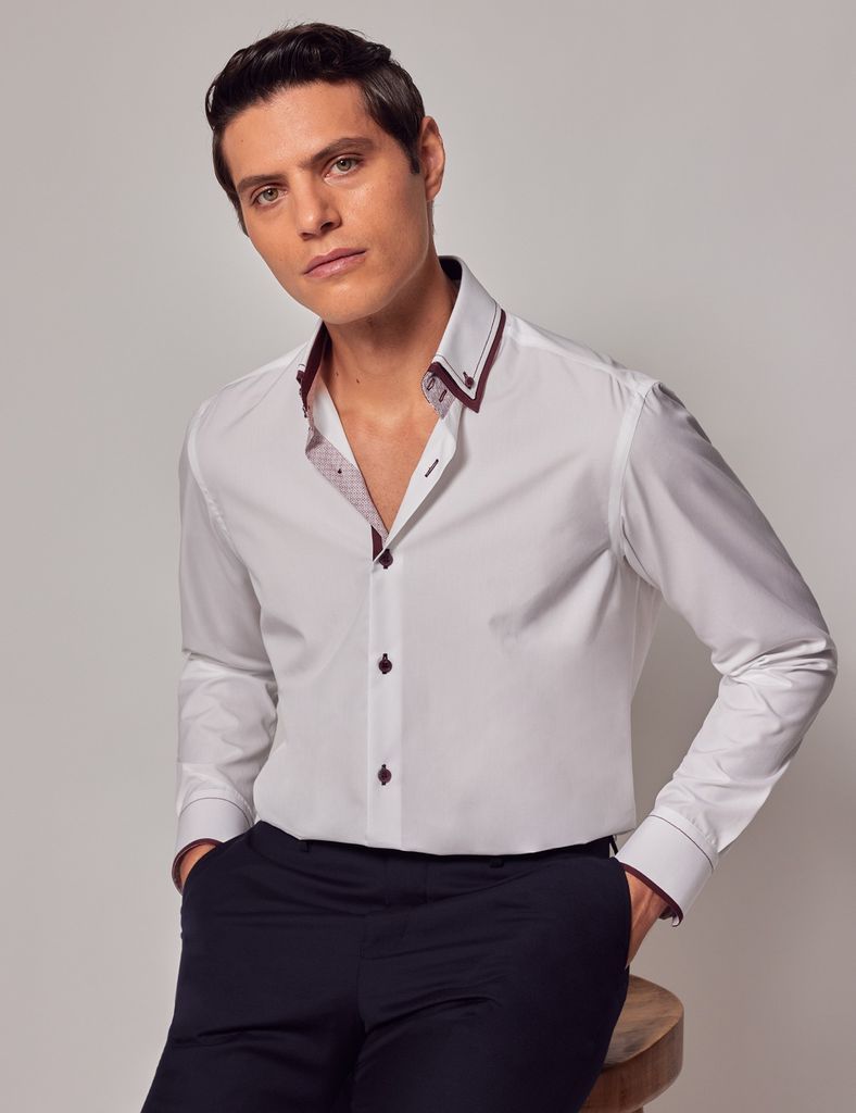 White Slim Shirt - Button Down Collar - Limited Edition