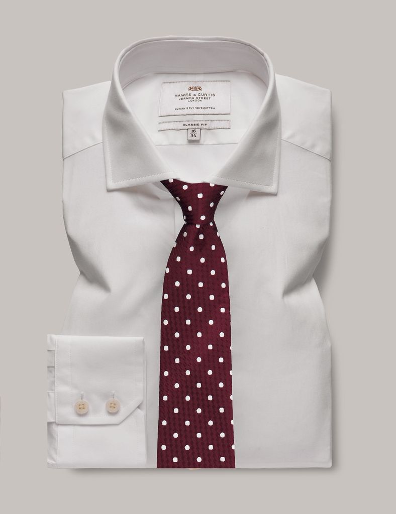 White Classic Shirt - Windsor Collar