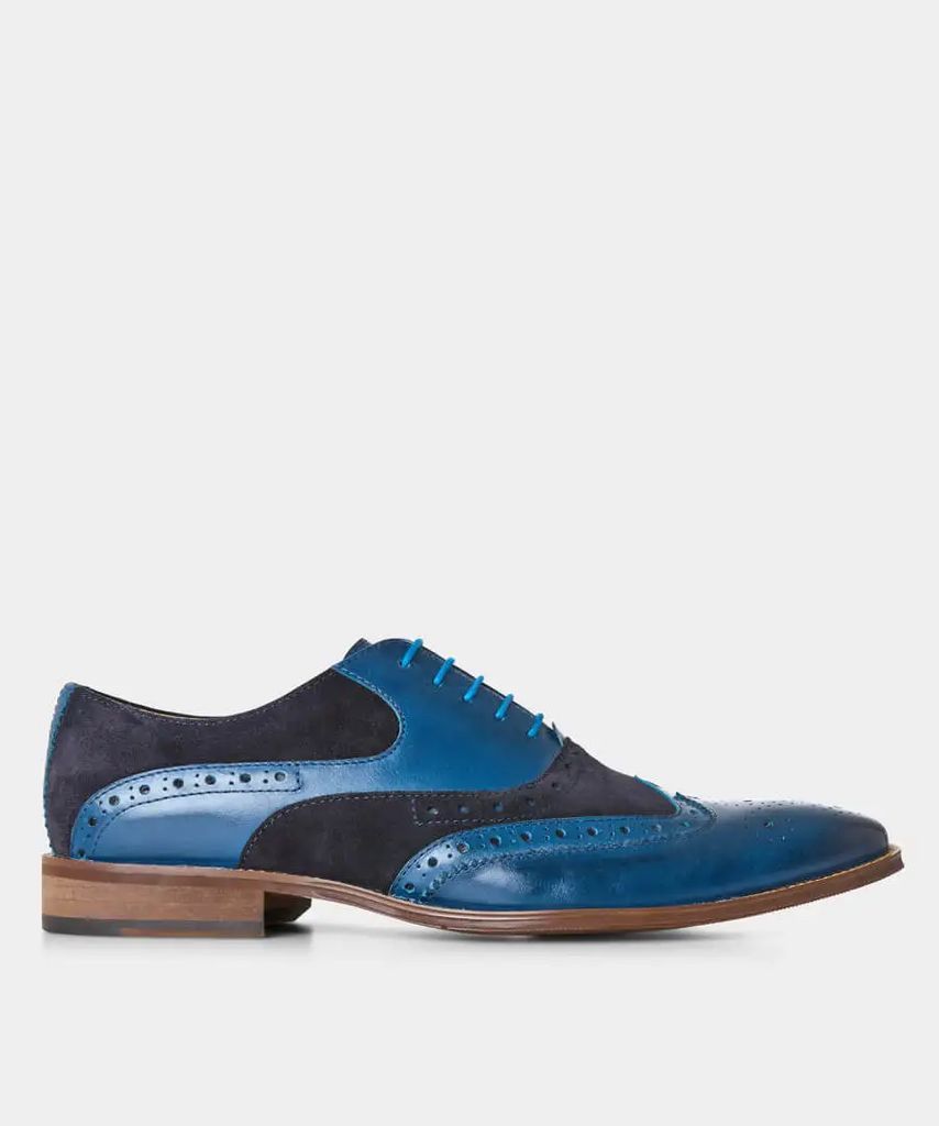 Statement Leather Brogues , Size 10