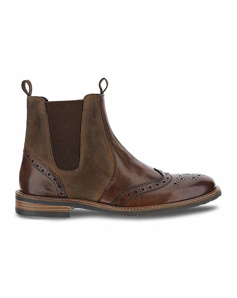 Joe Browns Rugged Leather Chelsea Boot
