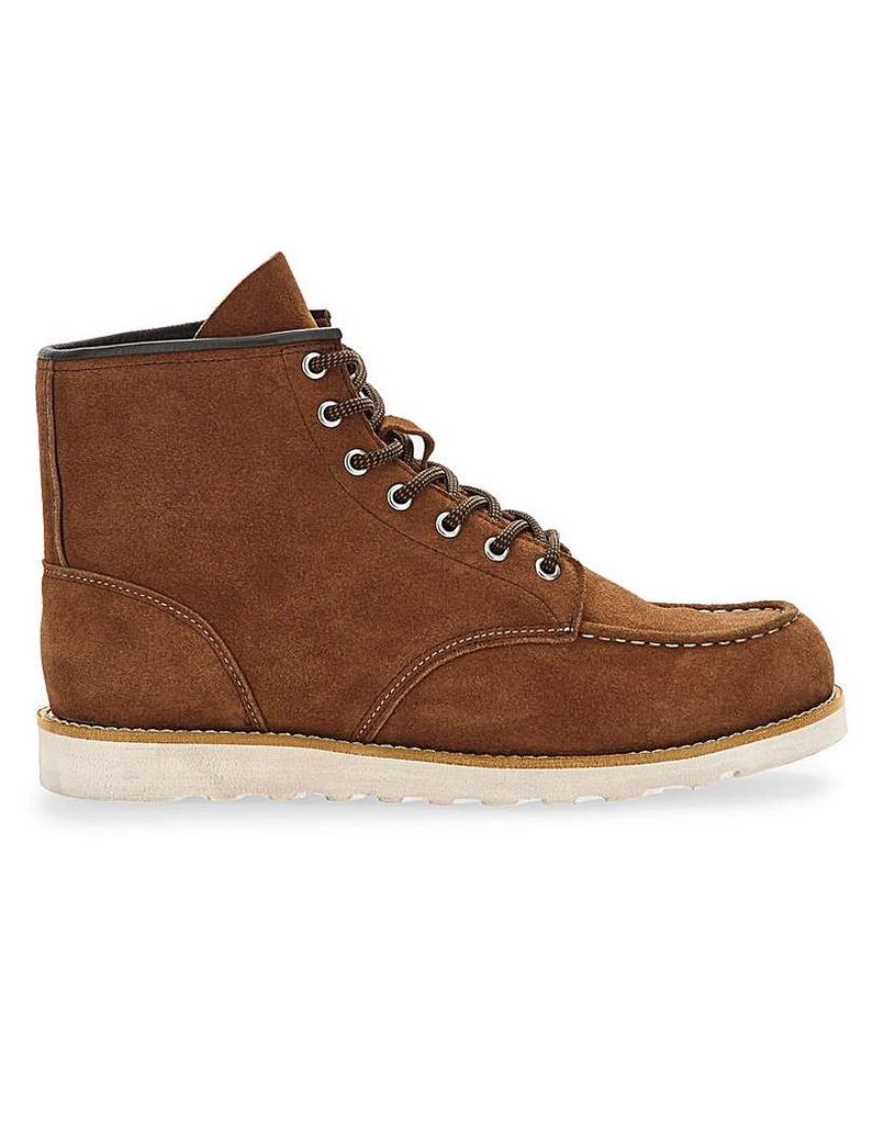 Tully Suede Lace Up Boot Wide Fit