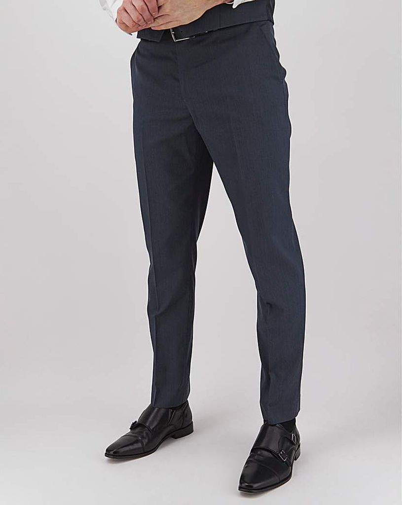 Navy Hank Regular Tonic Suit Trousers